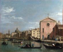 Картина The Grand Canal facing Santa Croce, Студия Антонио Каналетто